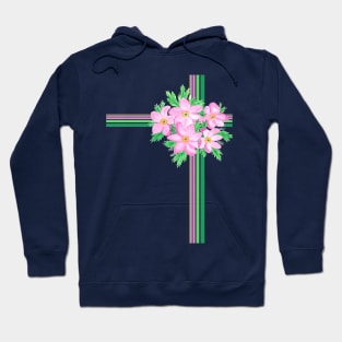 Colorful Blooms and Playful Ribbons Hoodie